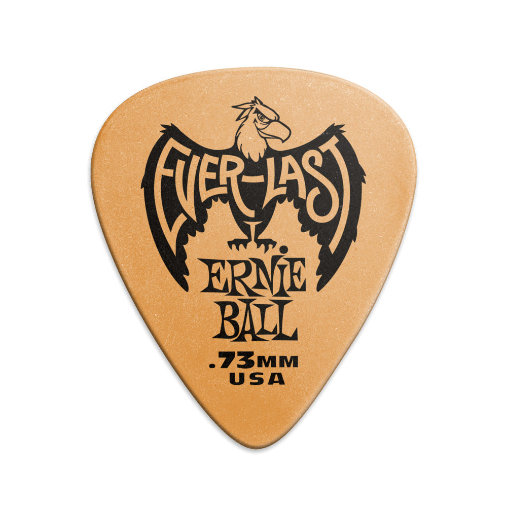 Ernie Ball Everlast Picks - 0.73mm Orange - 12 Pack-accessories-Ernie Ball-Hermes Music